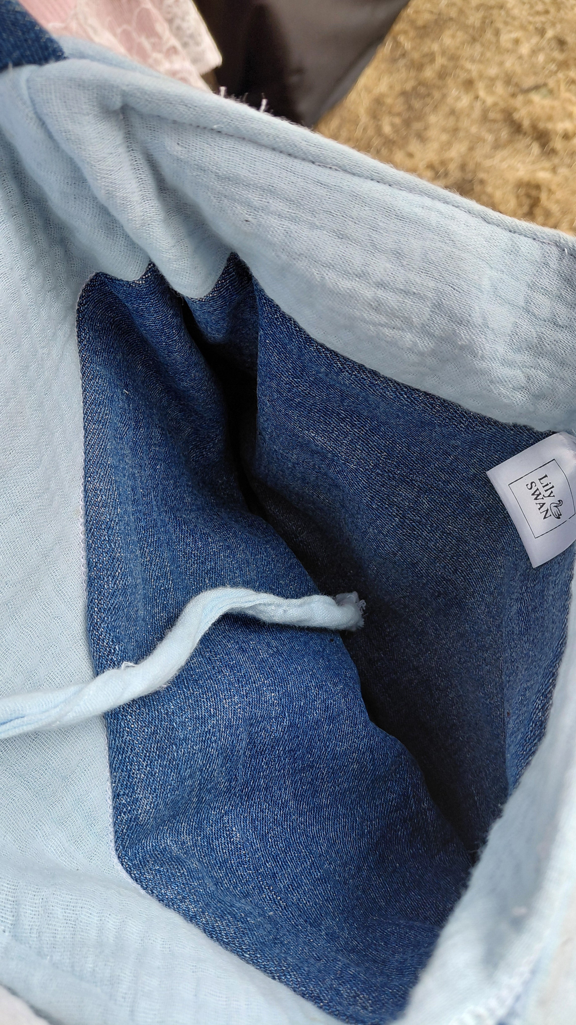Sac Tulipe en jean | Prêt à envoyer